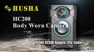 كاميرا الجسم HUSHA HC200 تسجيل قوي لمدة 12 ساعة