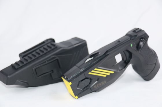 شراء HUSHA TX100P Bluetooth Stun Gun مع تنشيط BWC ، مقاوم للماء IP57 ، و 55KV Voltage الخروج لإنفاذ القانون التصنيع عبر الإنترنت