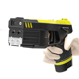 HUSHA PX400 قاذفة فلفل وضبط النفس بخرطوشة مزدوجة مع نطاق إطلاق نار 6 أمتار ومقاوم للماء IP57